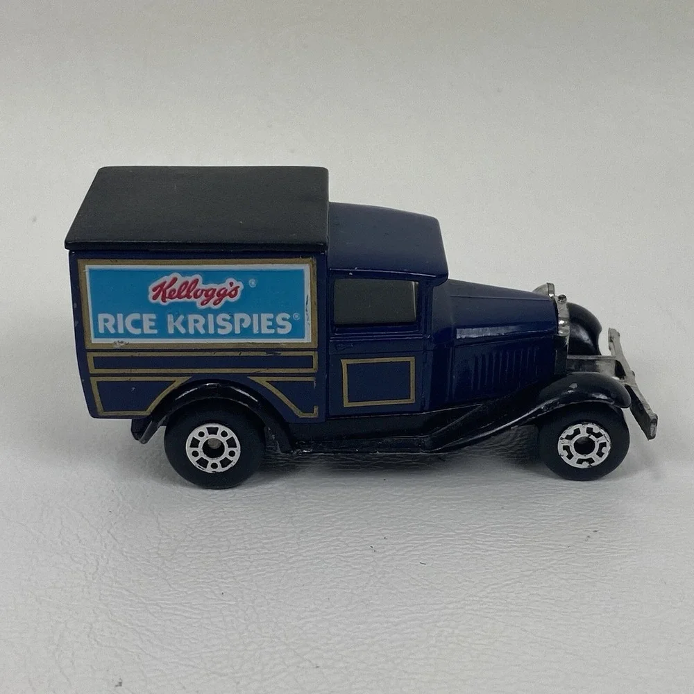Rice‎ Krispies Delivery Truck Model A Ford Vintage 1979 Matchbox Kellogg's